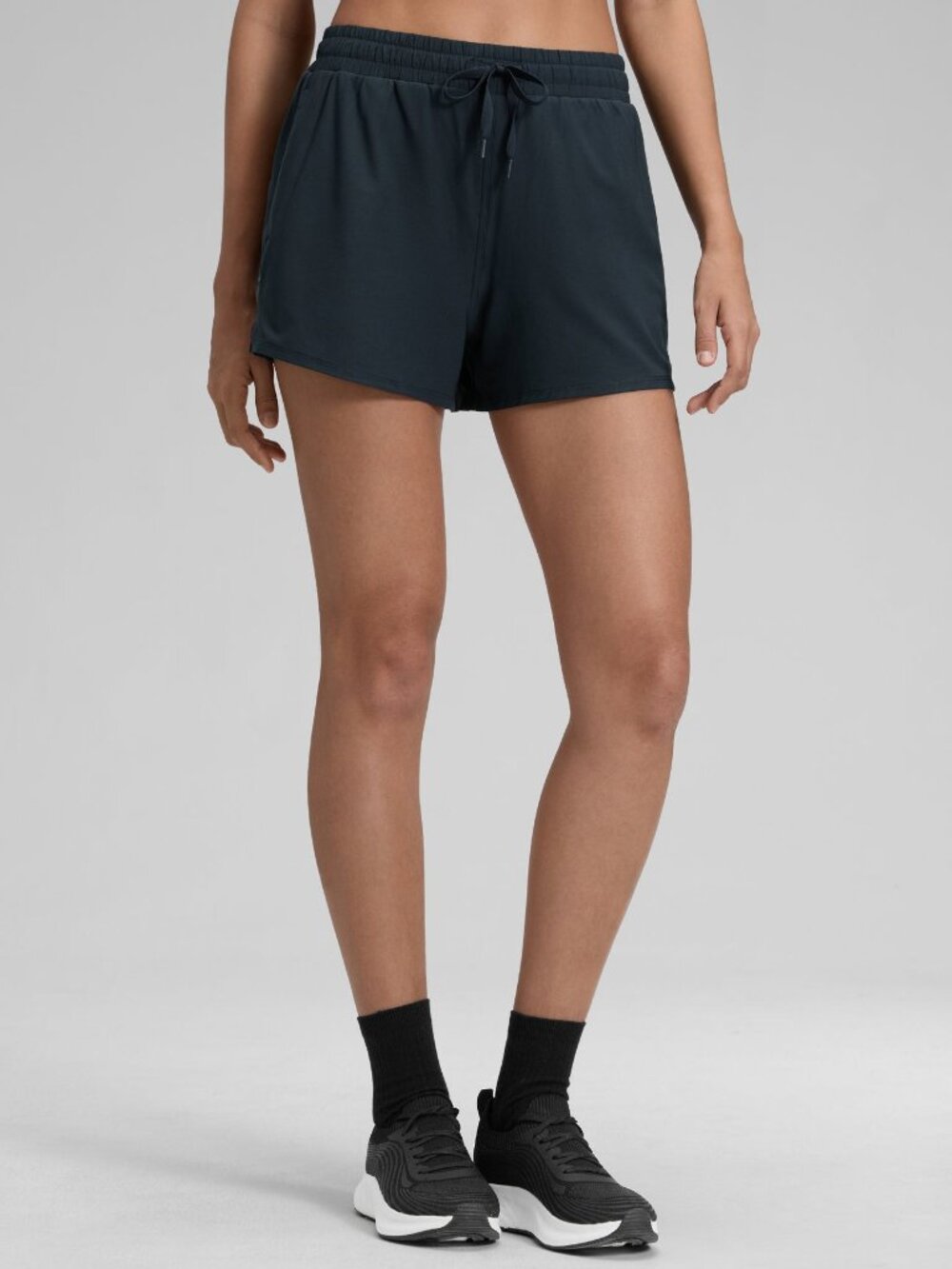 Feathery-Fit Drapey 2 in 1 High Rise Shorts